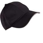 A942 - Chef Works Cool Vent Baseball Cap Gray Trim - One Size