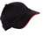 A945 - Chef Works Cool Vent Baseball Cap Red Trim - One Size