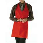 A975 - Uniform Works Unisex Tuxedo Apron Red