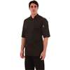 B054-XS - Chef Works Montreal Basic Black Cool Vent Chef Jacket - Size XS