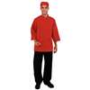 B106-L - Chef Works 3/4 Sleeve Jacket Red - Size L