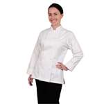 B138-XS - Chef Works Marbella Ladies Executive Chef Coat White - Size XS