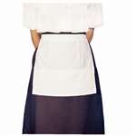 B742 - Waitress Apron with Pocket White
