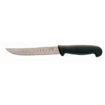 C420 - Hygiplas Utility Knife Scalloped Black - 5"