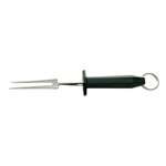 C423 - Hygiplas Cooks Fork Black - 6" Prongs