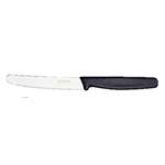 C628 - Victorinox Standard Black Handle Tomato/Table Knife Wavy Edge - 11cm