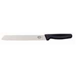 C666 - Victorinox Standard Black Handle Bread Knife Wavy Edge - 21cm