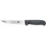 C673 - Victorinox Fibrox Black Handle Boning Knife Straight Blade - 12cm