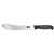 C675 - Victorinox Fibrox Black Handle Safety Nose Slaughter and Butcher's Knife - 25cm