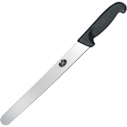 C686 - Victorinox Fibrox Black Handle Slicing Knife Round Tip - 25cm