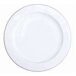 C713 - Alchemy White Plate - 8" (Box 12)