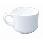 C747 - Alchemy White Teacup - 7 1/2oz (Box 24)