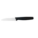 C757 - Victorinox Standard Black Handle Paring Knife Straight Edge - 8cm