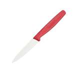 C758 - Victorinox Standard Red Handle Paring Knife Pointed Tip - 8cm