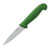C866 - Hygiplas Paring Knife Green - 3 1/2"