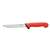 C890 - Hygiplas Boning Knife Stiff Blade Red - 6"