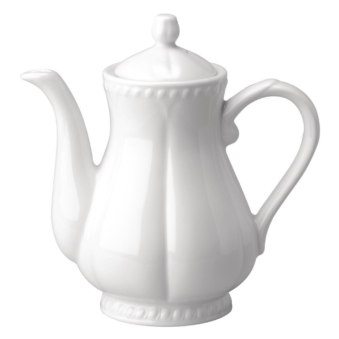 CA239 - Buckingham White Coffee Pot
