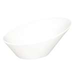 CB078 - Olympia Whiteware Oval Sloping Bowl - 246x222mm 10x9" 1050ml (Box 3)