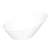 CB079 - Olympia Whiteware Oval Sloping Bowl - 154x133mm 6x5.4" 335ml (Box 4)