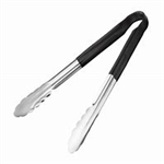 CB153 - Vogue Colour Coded Black Serving Tongs 11"