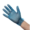 CB254-L - Vogue Vinyl Food-Prep Gloves Blue Powdered - Size L (Box 100)