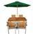 CB512 - Bolero Green Round 2500mm Dia Pulley Parasol