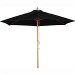 CB514 - Bolero Black Round 2500mm Dia Pulley Parasol