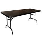 CB518 - Bolero Foldaway Utility Table - Black 1.8m 6ft