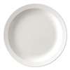 CB671 - Kristallon Melamine Narrow Rimmed Plate - 226mm 9" (Box 12)