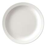 CB672 - Kristallon Melamine Narrow Rimmed Plate - 267mm 10 1/2" (Box 12)