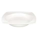 CB691 - Olympia Whiteware Rounded Square Bowl Circular Well - 250x250x46mm (Box 4)