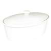 CB712 - Olympia White Cookware Oval Pot & Lid - 262x188x155 (Single)