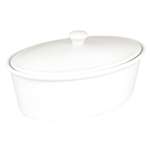 CB712 - Olympia White Cookware Oval Pot & Lid - 262x188x155 (Single)