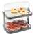 CB794 - Double Stack Cooling Display Tray Roll Top - 440x320x440mm (includes 4 coolers)