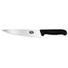 CC265 - Victorinox Fibrox Black Handle Carving Knife Wavy Edge - 19cm