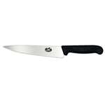 CC267 - Victorinox Fibrox Black Handle Carving Knife Wavy Edge - 25cm