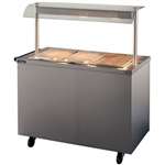 CD062 - Victor Crown Bains Marie Hot Cupboard Mobile with Quartz Heated Gantry (Direct)