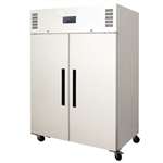 CD616 - Polar Solid Double Door FREEZER White Exterior - 1200Ltr (UK)