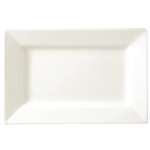 CD629 - Lumina Fine China Wide Rim Rectangular Plate - 200x130mm 7 3/4x5" (Box 6)