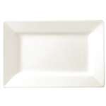 CD630 - Lumina Fine China Wide Rim Rectangular Plate - 257x155mm 10x6" (Box 4)