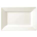 CD631 - Lumina Fine China Wide Rim Rectangular Plate - 315x175mm 12 1/4x6 3/4" (Box 2)