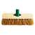 CD796 - Jantex Soft Coco Wooden Broom Head - 12"