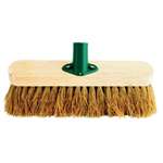 CD796 - Jantex Soft Coco Wooden Broom Head - 12"