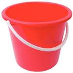 CD807 - Jantex Round Plastic Bucket Red