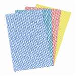 CD809 - Jantex All purpose Non-Woven Cloths Red (Pack 50)