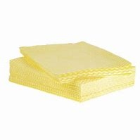 CD810 - Jantex All purpose Non-Woven Cloths Yellow (Pack 50)