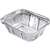 CD947 - Fiesta Rectangular Foil Container - 260ml 126x100mm (Pack 1000)