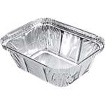 CD947 - Fiesta Rectangular Foil Container - 260ml 126x100mm (Pack 1000)