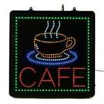 CD974 - Cafe LED Sign - 400x400x40mm