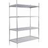 CE111 - 4 Tier Nylon Coated Wire Shelving